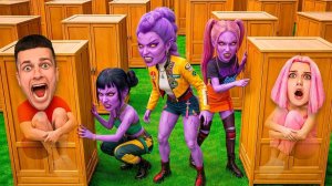 ПРЯТКИ ОТ ЗЛЫХ KPOP DEMON HUNTERS В 3:00 НОЧИ В ШКАФАХ