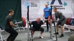 Георгий Зобач (62 г) - приседания 200 кг на Кубке Санкт-Петербурга