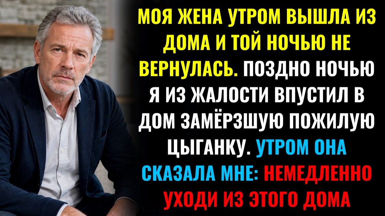 Жена не вернулась с работы. Я пустил переночевать цыганку, а утром она сказала «Уходи... смотреть онлайн