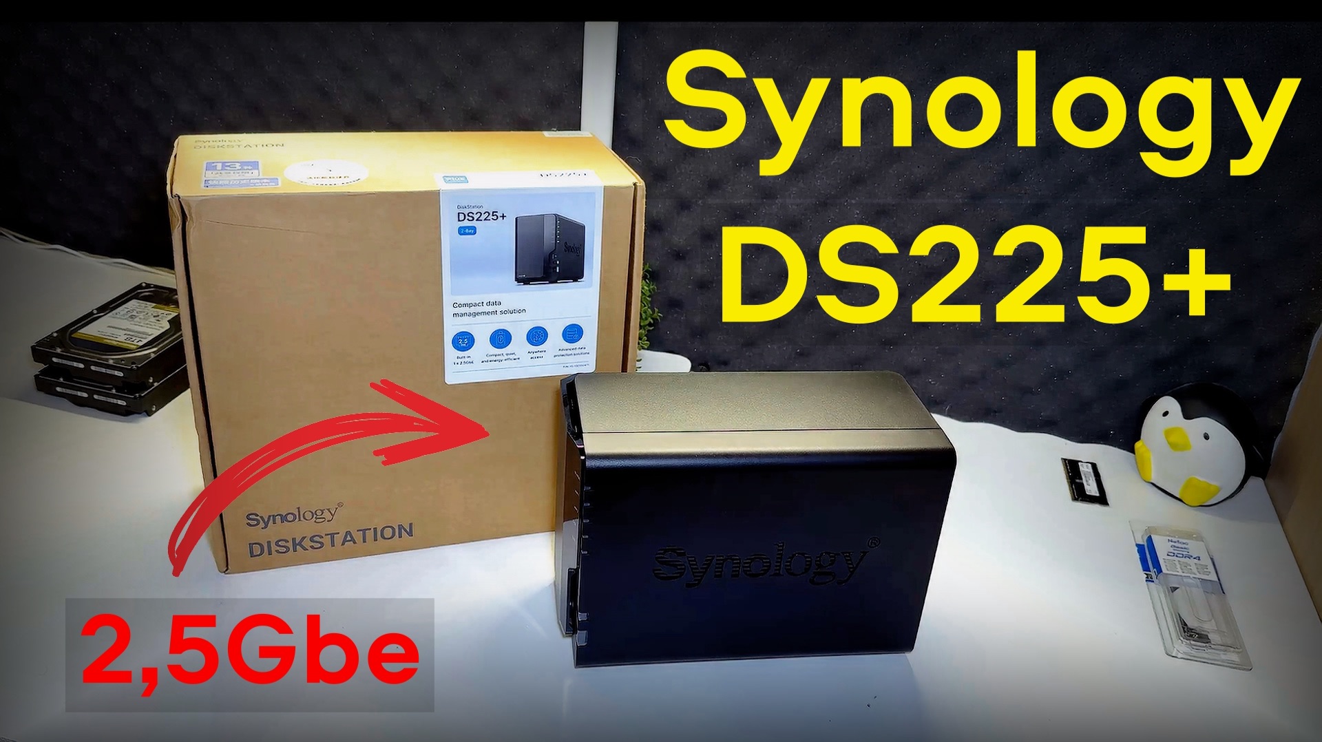 Обзор NAS от компании Synology модель DS225+ и тесты производительности смотреть онлайн