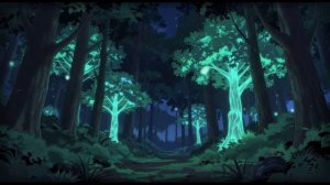 Emerald Veils of the Night