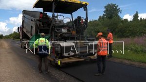 В Сосновском районе отремонтировали дорогу ведущую  в деревню Гладково