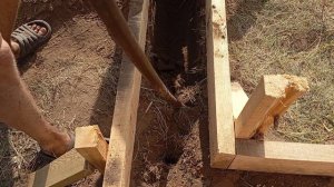 делаем фундамент под баню