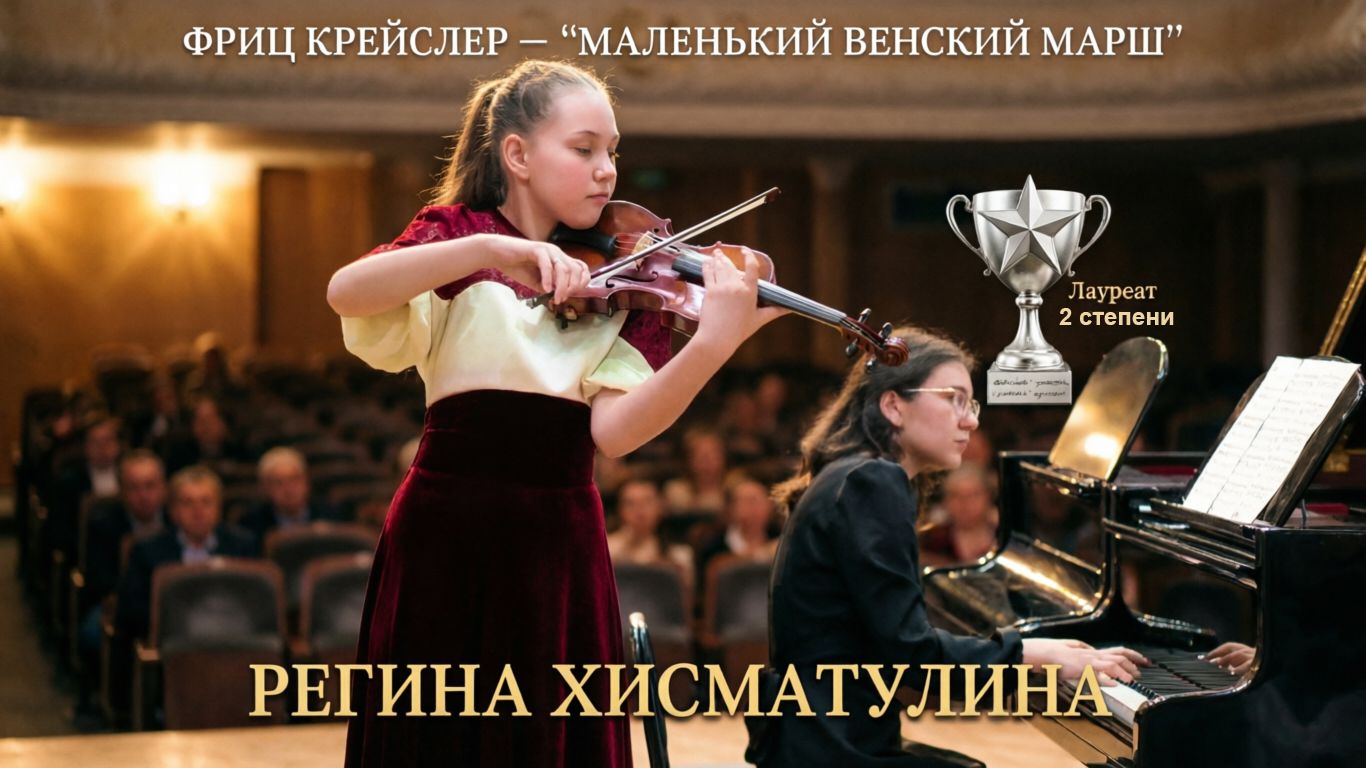 Как победить конкурс? Играет лауреат Регина Хисматулина | Крейслер «Маленький венский марш» смотреть онлайн