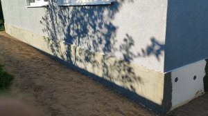 Создание базового армирующего слоя на экструдированном пенополистироле цоколя