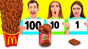 100 Слоев Еды Челлендж # Смешные Челленджи
