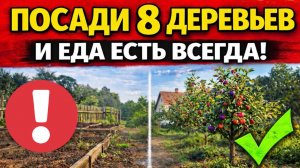 Посади эти 8 деревьев - и кормите семью всю жизнь