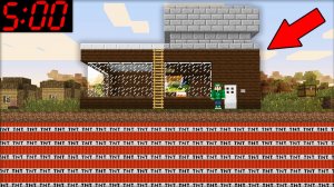 МОЙ ДОМ ВЗОРВЁТСЯ ЧЕРЕЗ 5 МИНУТ В МАЙНКРАФТ | Риколит Minecraft