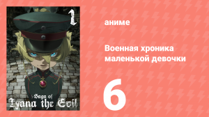 Военная хроника маленькой девочки 6 серия (аниме-сериал, 2017)