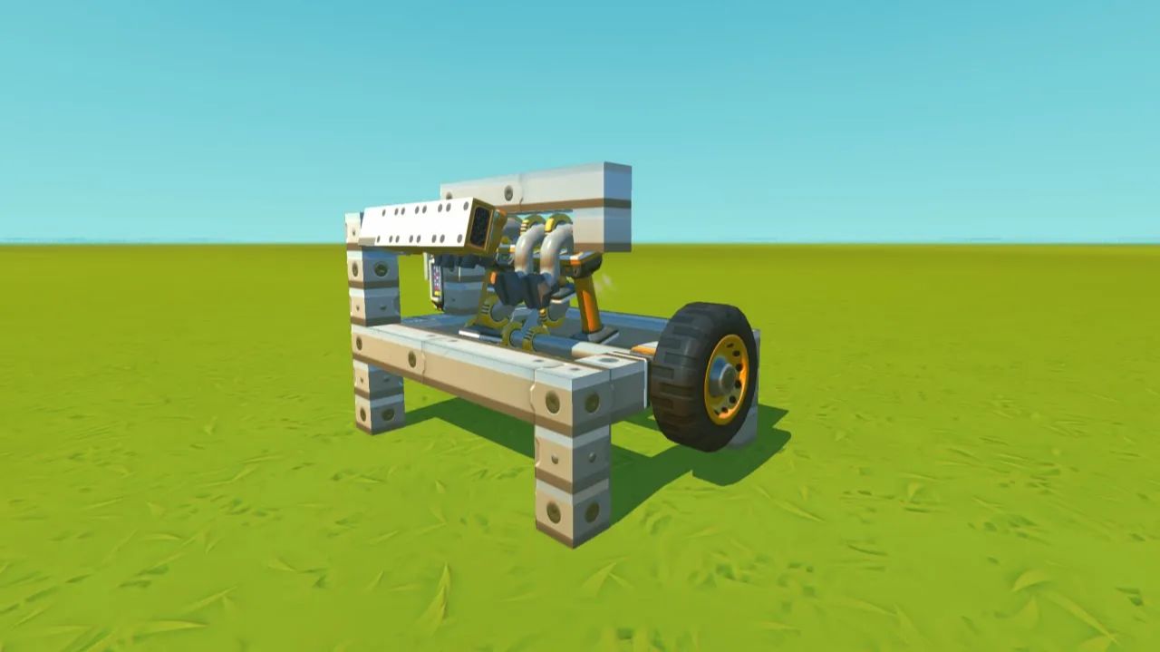Гайд | Самый эффективный поршневой двигатель в Scrap Mechanic!