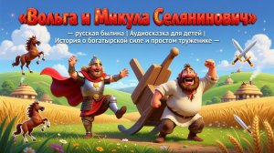 «Вольга и Микула Селянинович» — русская былина | Аудиосказка для детей | История о богатырской силе
