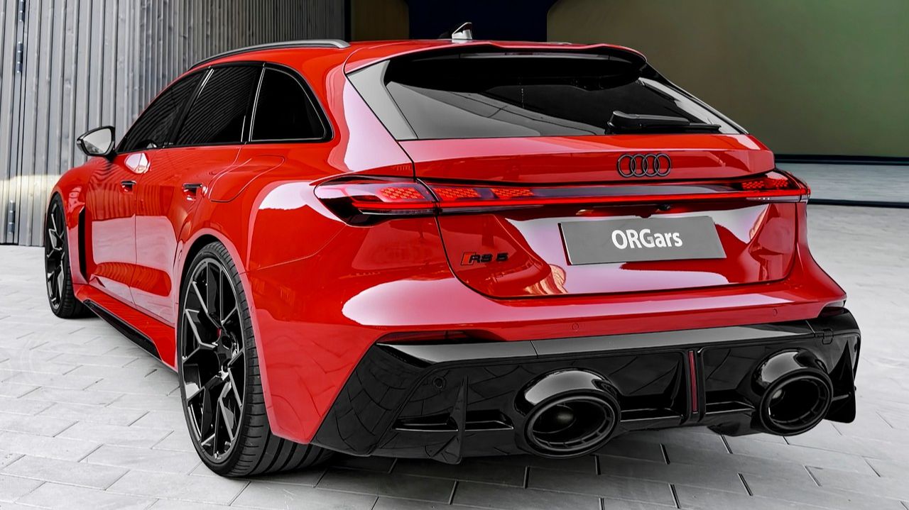 Audi RS 5 Avant 2027 года — интерьер, экстерьер и поездка смотреть онлайн