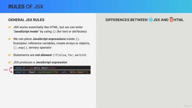 45  The Rules of JSX