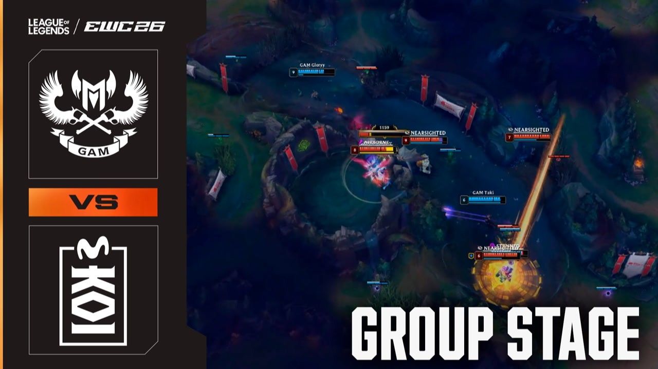 16.07.2026 | ХАЙЛАЙТЫ | Movistar KOI vs GAM Esports |  LOL | LOL at EWC 26 - Групповая Стадия
