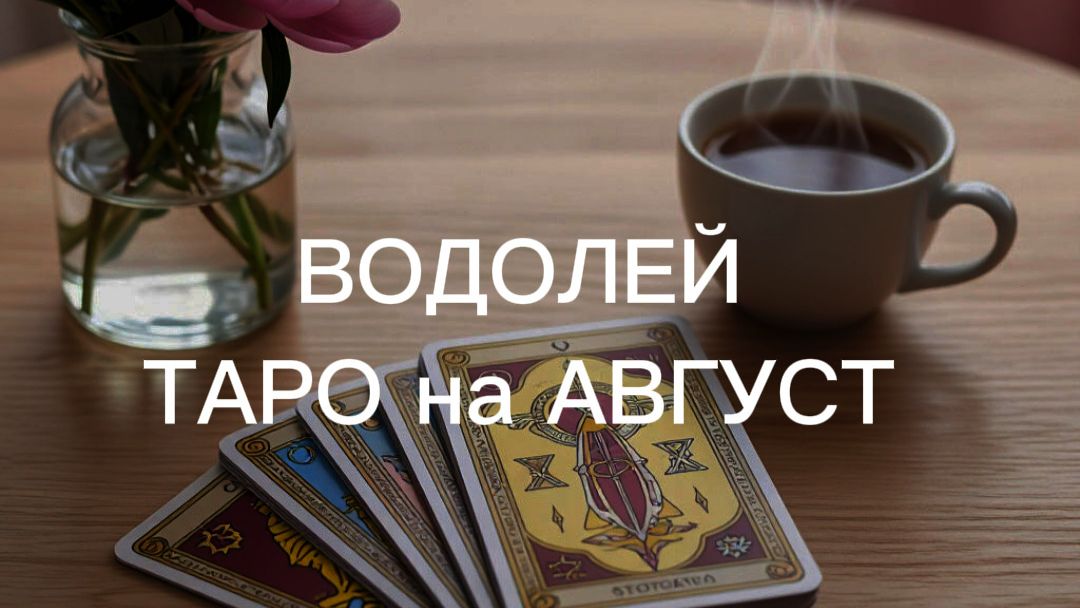 ВОДОЛЕЙ таро-прогноз на АВГУСТ 2026 от Марии Тихоновой