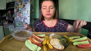 Мукбанг/Дорадо на ужин/Вкусная домашняя еда