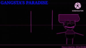 the gummy bear song Brazilian vocoded to FNAF 1 everyone gangsta paradise I'm blue and crab rave