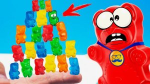 КАК СДЕЛАТЬ ЖЕЛЕЙНЫХ МЕДВЕДЕЙ ДОМА - ВСЕ ПОШЛО НЕ ТАК!