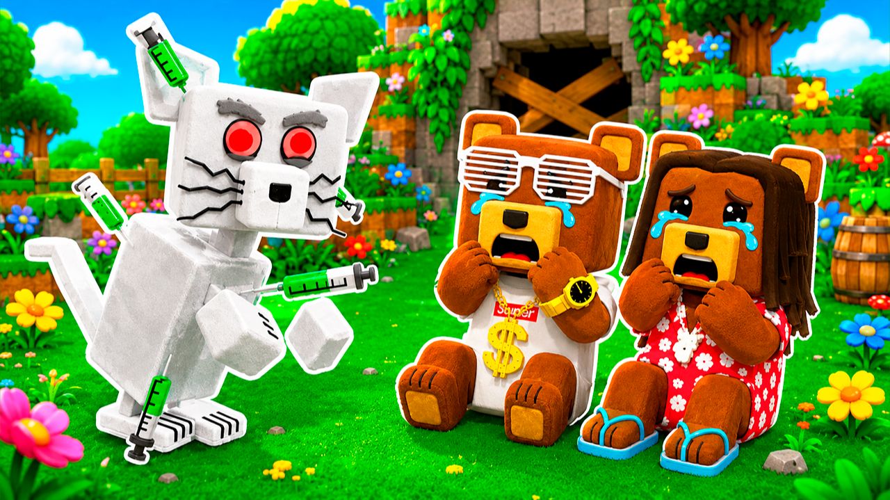 Я СПАС ДИДЖЕЯ ПЬЕРА от ГИГАНТСКАЯ КРЫСА в СУПЕР МИШКА! Super Bear Adventure смотреть онлайн