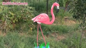 ФЛАМИНГО своими руками.  Прекрасное украшение сада.  ХоббиМаркет