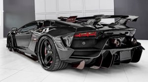Lamborghini Aventador SVR (полностью из карбона) — звук, интерьер и экстерьер
