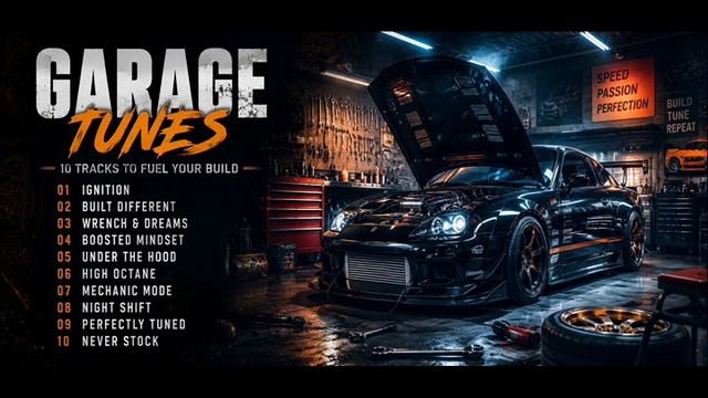 GARAGE TUNES – 10 Tracks to Fuel Your Build смотреть онлайн