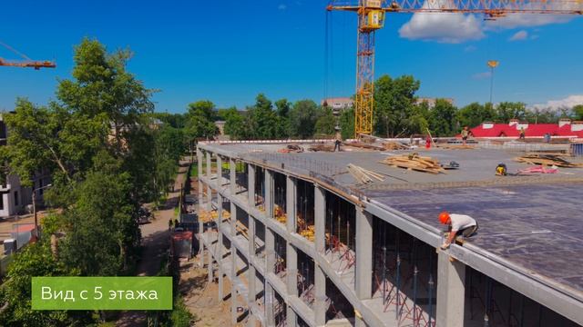 Бизнес-центр «Аквилон ДЕЛО». Панорама 5 этаж. Июнь 2026