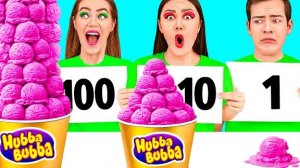 100 Слоев Еды Челлендж | Забавная Кулинарная Битва