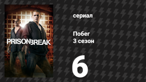Побег 3 сезон 6 серия «Фотофиниш» (сериал, 2007-2008)
