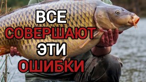 Ты НИКОГДА НЕ ПОЙДЕШЬ КАРПА, если допускаешь эти ошибки! Как ПОЙМАТЬ КАРПА ЛЕТОМ !