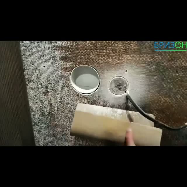 Делаем подрозетник под бризер в керамограните смотреть онлайн