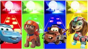 ЩЕНЯЧИЙ ПАТРУЛЬ В СТИЛЕ ГТА! 🚗🔥 Маршалл, Зума и Молния Маккуин В Tiles Hop EDM Rush 🐶🏁