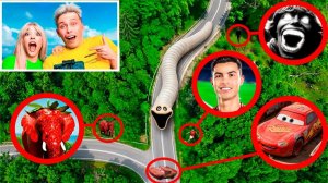 МОЙ ДРОН СНЯЛ LIGHTNING MCQUEEN, 67 MEME, RONALDO, HUNGRY WORM И LARILI LARILA В РЕАЛЬНОЙ ЖИЗНИ!!!