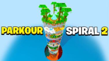 Проходим карту Parkour Spiral 2 смотреть онлайн