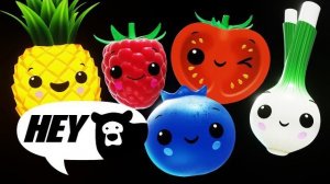 Hey Bear Sensory - Танцевальная вечеринка - Считаем от 1 до 10 - Веселая анимация с музыкой