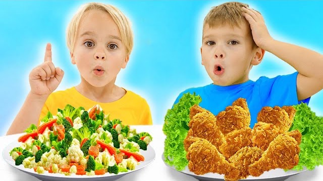 Chris learns good habits and healthy eating - Useful stories for kids смотреть онлайн