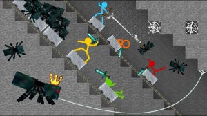 Американские горки Cave Spider — Анимация против Minecraft Shorts, эпизод. 14