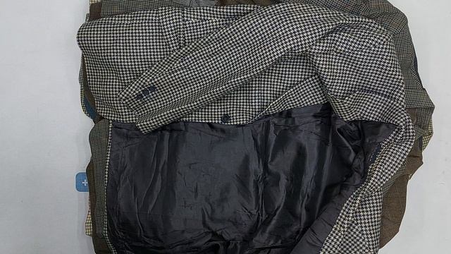 Пиджаки мужские в шотландскую клетку секонд оптом 9 пак