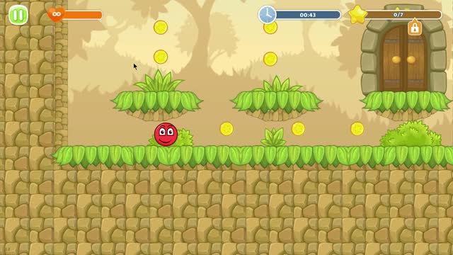 Red Ball 5 | Прохождение с 1 по 7 уровень смотреть онлайн