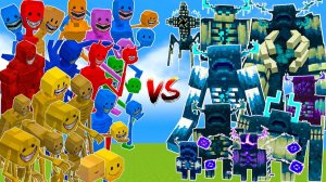 ВСЕ МОБЫ ВЕРИТИ vs ВСЕХ МОБОВ СТРАЖЕЙ! Minecraft Битва Мобов