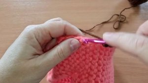 Показываю обвязки крючком