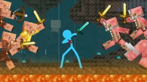 Война пиглинов — Анимация против Minecraft Shorts, эпизод 20