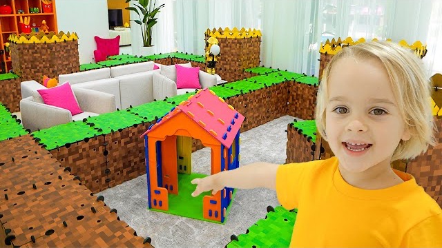 Vlad and Niki Giant Maze Challenge for kids смотреть онлайн