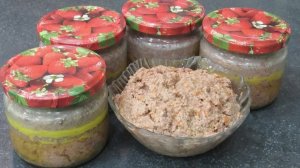 Больше НЕ ПОКУПАЙТЕ паштет! Настоящий ДОМАШНИЙ и ОЧЕНЬ ВКУСНЫЙ Мясной паштет в банках