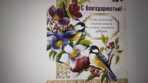Благодарность Василию  В.за хорошую денежку! До слёз тронули. 17.07.2026