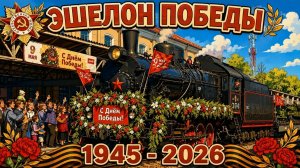 «Эшелон Победы» 2026: паровоз серии Эр, музейные экспозиции и военная техника. Второй год на КЖД!