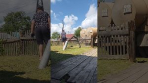 откачка нашего септика,при помощи камза Банникова