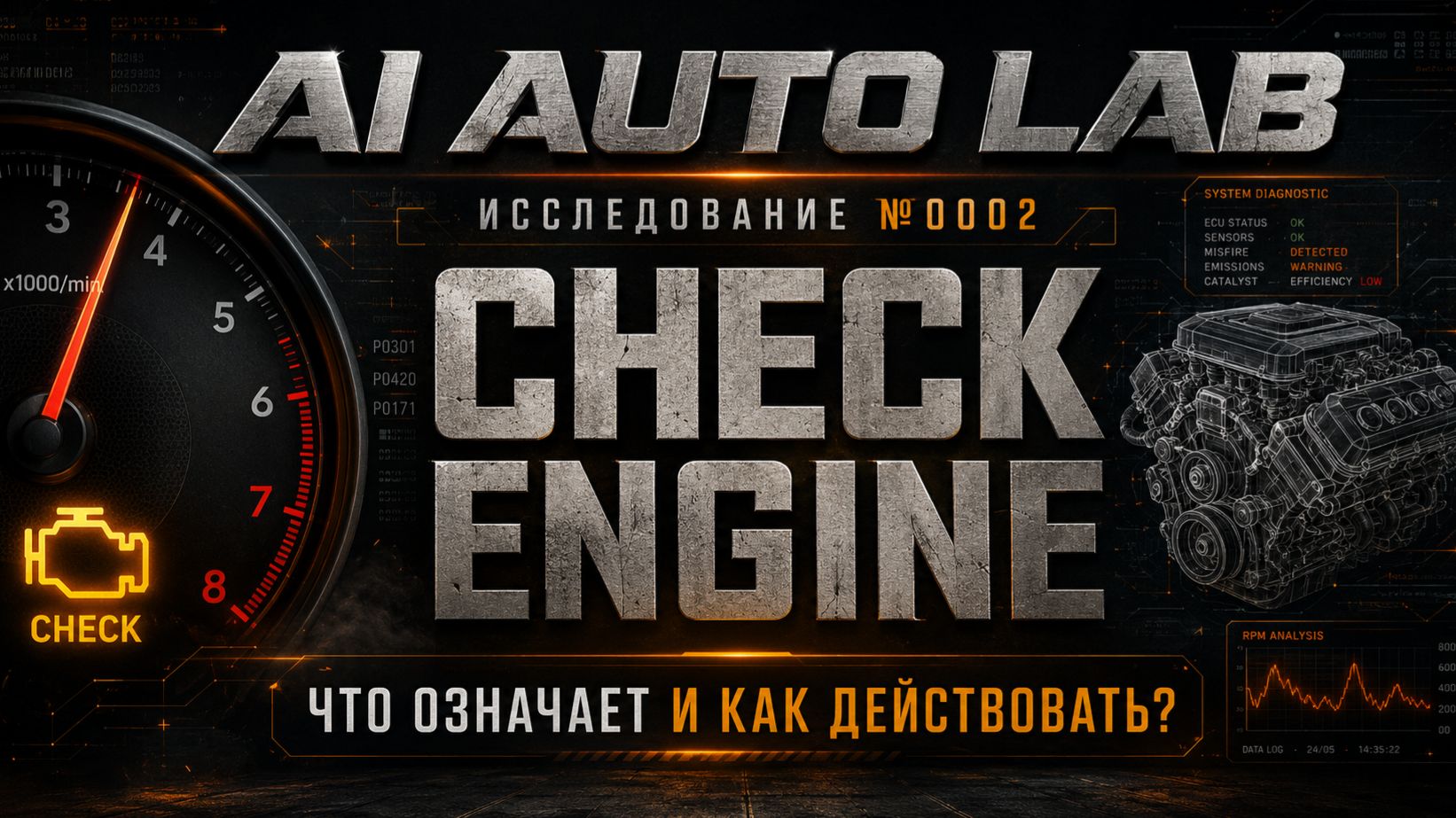 CHECK ENGINE: можно ли ехать и когда нужно остановиться? смотреть онлайн
