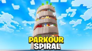 Проходим карту Parkour Spiral 1