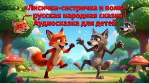 «Лисичка-сестричка и волк» — русская народная сказка | Аудиосказка для детей